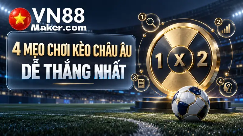Kèo Châu Âu VN88 Là Gì? Tỷ Lệ Và 4 Mẹo Chơi Dễ Thắng 4 Mẹo Chơi Kèo Châu Âu Dễ Thắng Nhất
