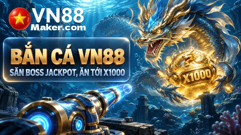Bắn Cá VN88 - Săn Boss Jackpot, Ăn Tới X1000