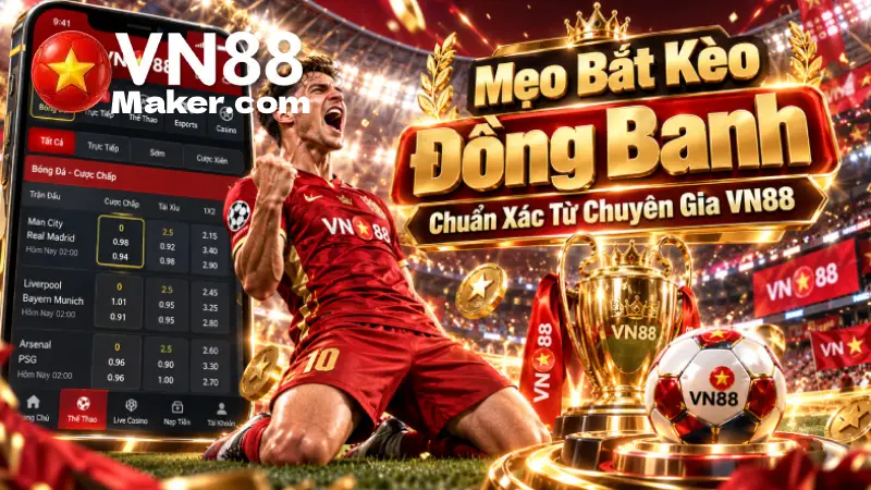 Kèo Đồng Banh VN88 - Mẹo Đặt Cược Chuẩn Chỉ Từ Chuyên Gia Cần theo dõi biến động kèo đồng banh để vào kèo chuẩn nhất