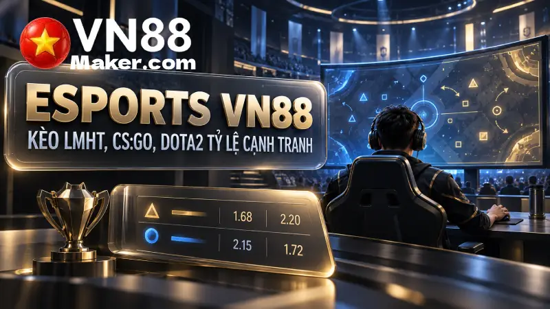 Esports VN88 - Kèo LMHT, CS:GO, Dota2 Tỷ Lệ Cạnh Tranh