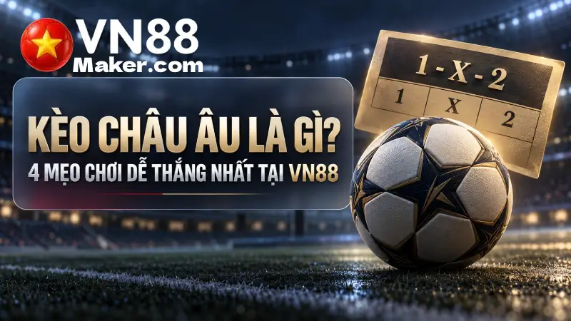 Kèo Châu Âu VN88 Là Gì? Tỷ Lệ Và 4 Mẹo Chơi Dễ Thắng Kèo Châu Âu Là Gì? 4 Mẹo Chơi Dễ Thắng Nhất Tại VN88