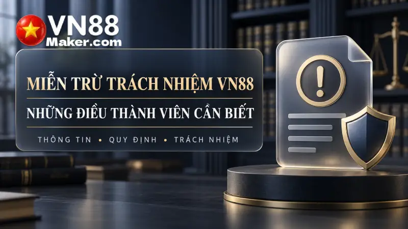 Miễn Trừ Trách Nhiệm VN88 - Những Điều Thành Viên Cần Biết