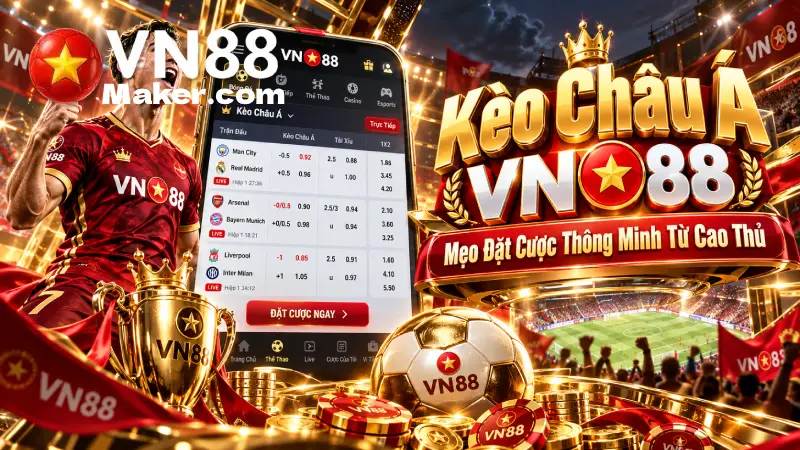 Kèo Châu Á VN88 - Mẹo Đặt Cược Thông Minh Từ Cao Thủ Quy trình đặt cược kèo châu á tại VN88
