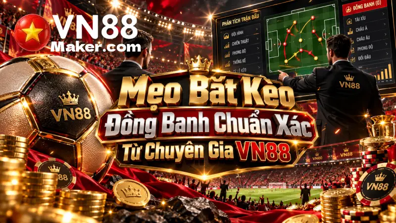 Kèo Đồng Banh VN88 - Mẹo Đặt Cược Chuẩn Chỉ Từ Chuyên Gia Tỷ Lệ Cược Kèo Đồng Banh Tại Nhà Cái VN88