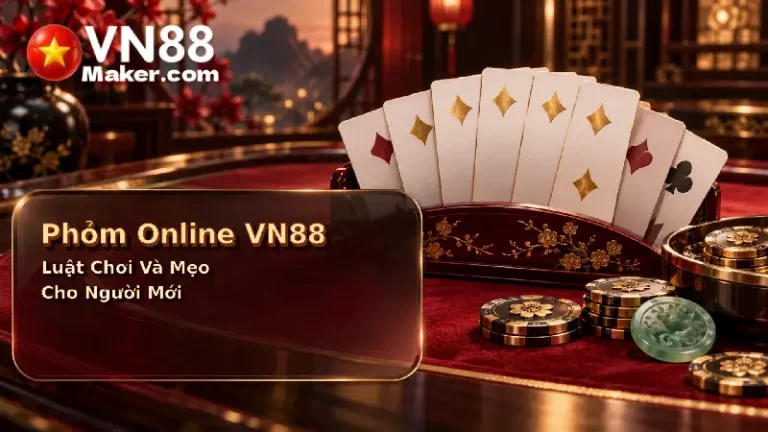 Phỏm online VN88 cho người mới bài trên tay, phỏm và cách hạ bài